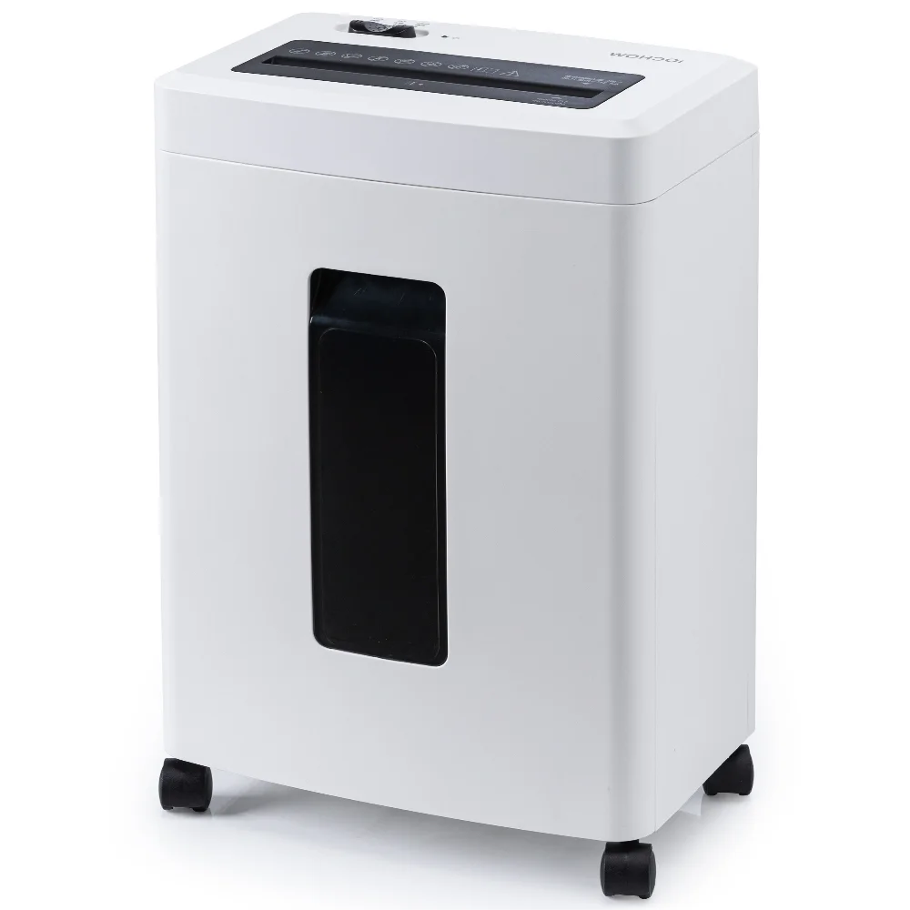 Household And Commercial Paper Shredder Machine 20 Min Cross Cut 4x15mm Quiet Paper Cutter Cut Credit Cards, Staples