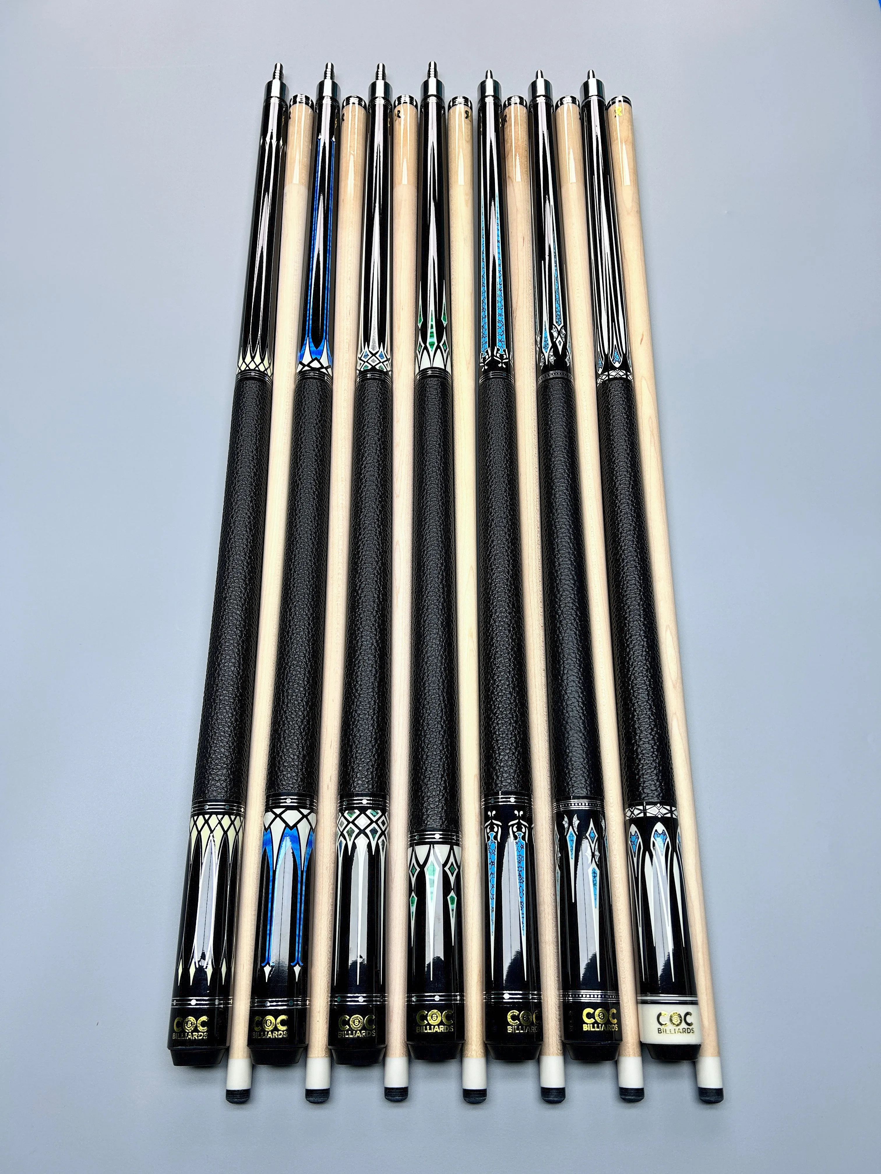 STLF سعر المصنع المباشر COC عضو جديلة الجلود قبضة خشب القيقب جديلة العصي Uniloc دبوس شعاعي #2