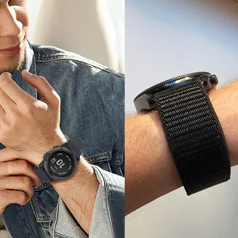 गार्मिन फेनिक्स ई 8 47 मिमी 51 मिमी 7 7 एक्स प्रो/एंडुरो 3 2/एपिक्स क्विक रिलीज़ ब्रेसलेट हुक लूप नायलॉन स्पोर्ट्स वॉच बैंड के लिए 26 मिमी 22 मिमी स्ट्रैप 6 best sales गार्मिन फेनिक्स 7 बैंड - №6