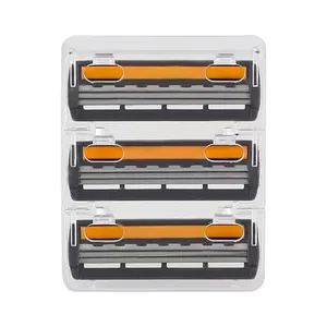 Three -layer shaving for men, imported blade, multi tool, head change, reusable, new design 10 Main Sales Barber Shop - №4