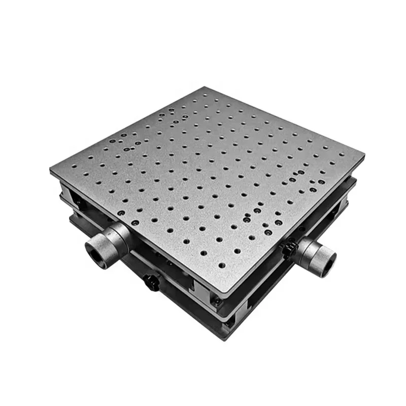 XY Two-dimensional Workbench Manual Displacement Translation Table For Laser Marking Machine XY150mm Moving Range