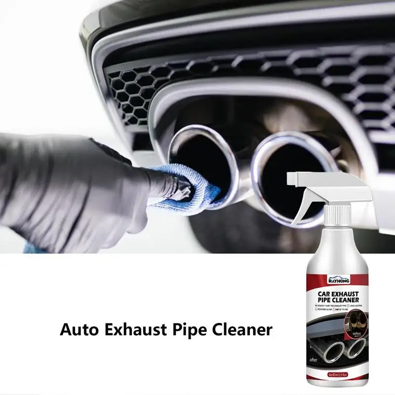 

Exhaust Pipe Cleaner 60ml Car Motorcycle Exhaust Pipe Cleaner Rust Remover Agent Safe Fast Effect Metal Pipe Derusting Spray