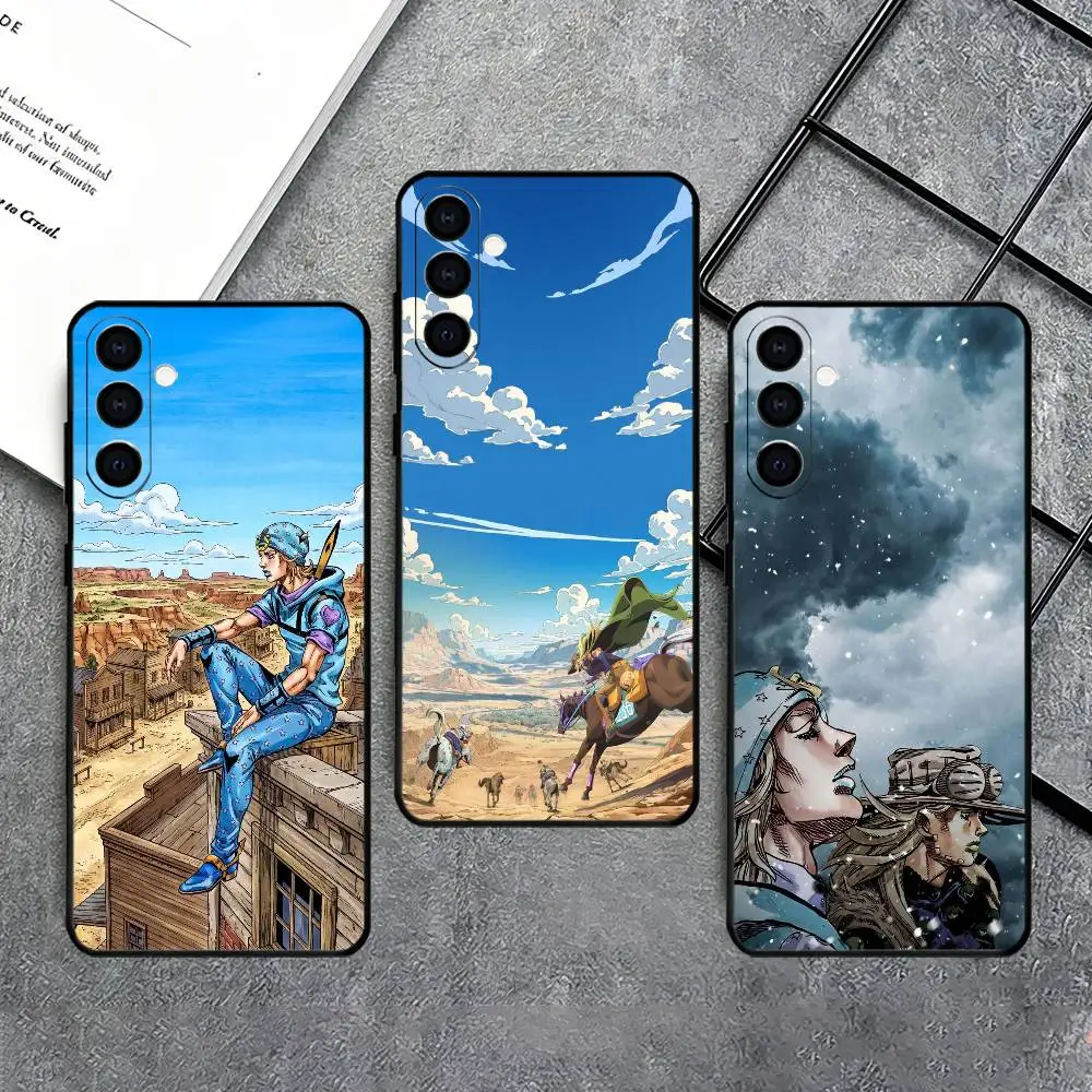 N-JoJo's Bizarre Adventure Phone Case For Samsung Galaxy A73,A72,A71,A70,A53,A52,A51,Others Soft Black Cover