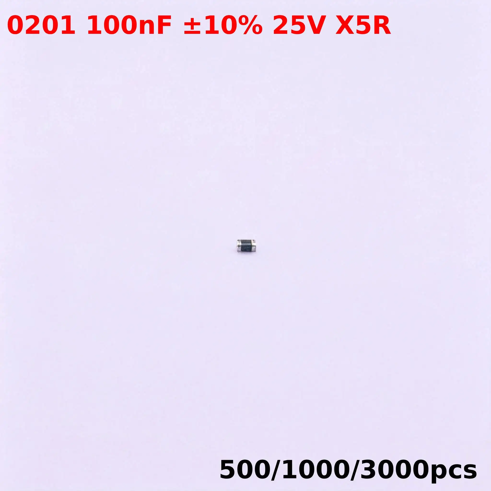 500/1000/3000pcs New GRM033R61E104KE14D 0201 100nF ±10% 25V X5R MLCC