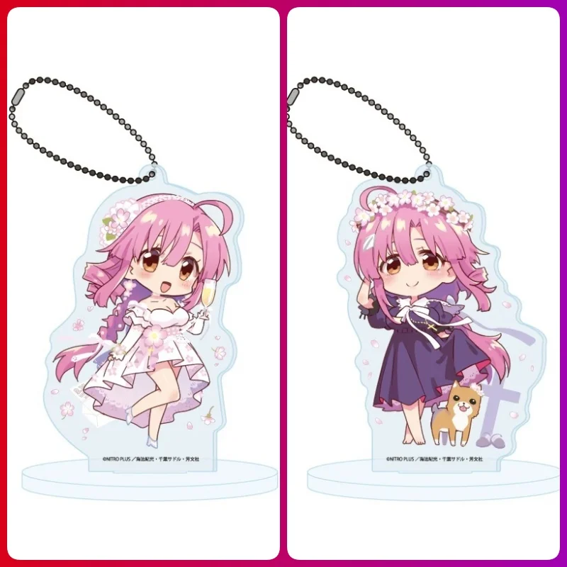 ¡Vida Escolar! ANIME Llavero de figura acrílica de 6 cm, adornos para bolsas, colgante para mochila, regalos para amigos, colgante para coche