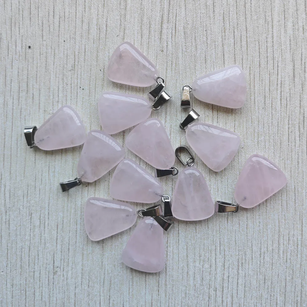50pcs Fashion Natural Crazy agate Ladder-shaped Stone Pendants Charms For Necklaces Gifts Jewelry Making Wholesale Free Shipping