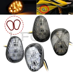 Motorcycle Turn Signals LED Indicator Flashing Lights Fit for Yamaha YZF R6S 2006-2009 YZF R6 2003-2014 YZF R1 2002-2012