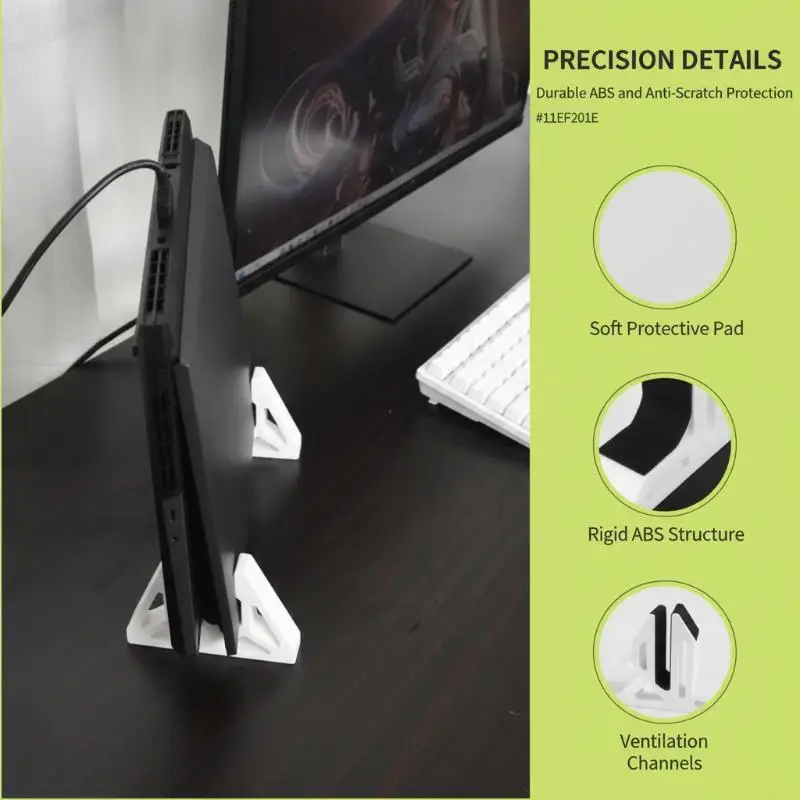 Laptop Vertical Stand Dual-Use Desktop Holder with Anti-Slip Strip Space Saving Upright Support Bracket For Laptop Tablet Phone