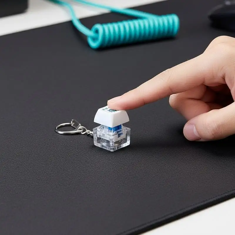 100pcs Mechanical Keyboard Switches Mini Fidget Toy Mechanical Key Switch Keyboard Clicker Key Replacement