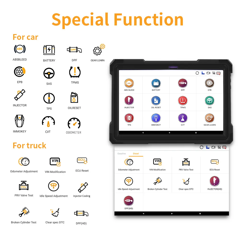 Computer version full system diagnostic instrument free update system