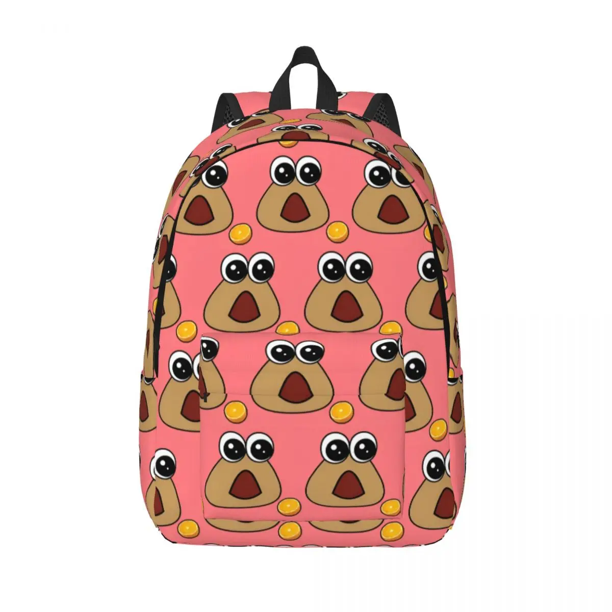 

My Pet Alien Pou for Teens Student School Bookbag Game Cartoon Daypack Elementary High College Hiking