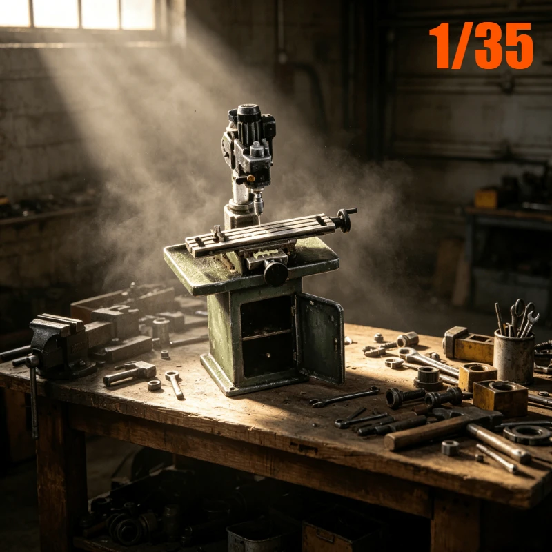 

1/35 Die-casting Resin Mold, Mechanical Model Machine, Scene Layout Props, Unpainted, Requiring Assembly