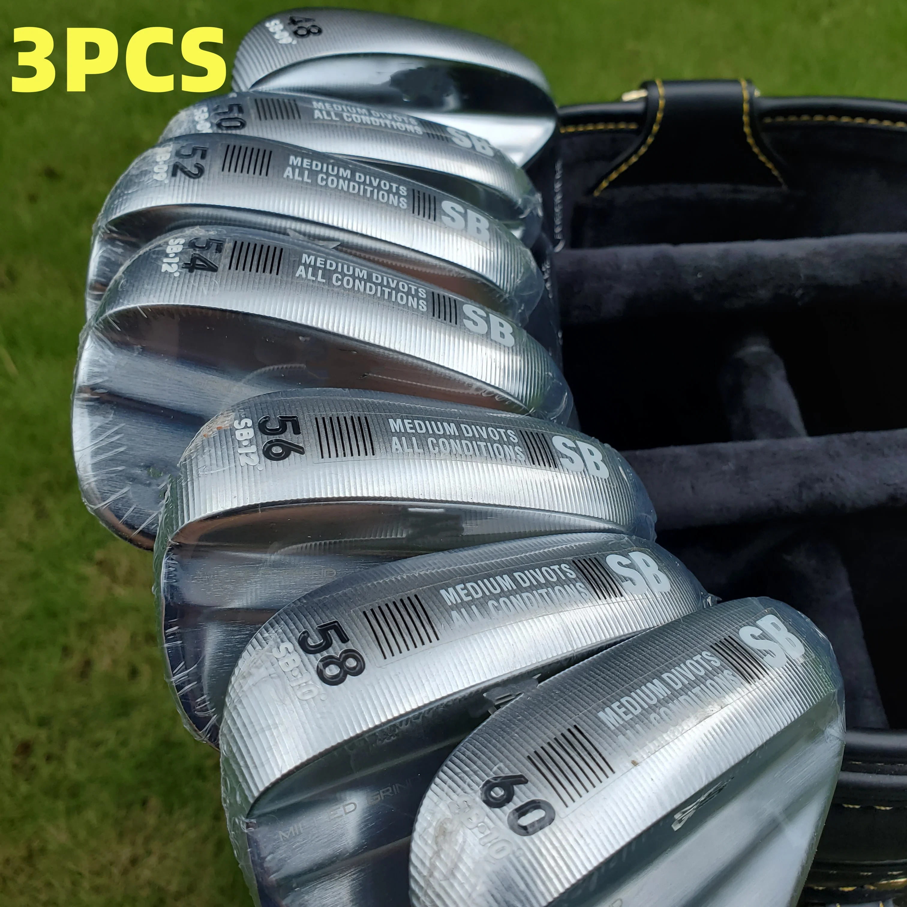 Golf Wedges Set Silver 3Pcs MG5Golf Wedge Golf Clubs Golf Steel Shaft