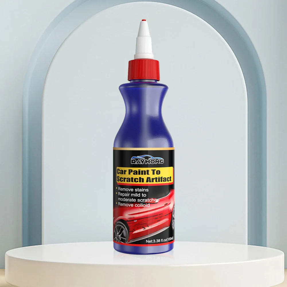 100ml Car Scratch Remover Paint Restorer with Sponge Paint Scratch Repair Agent for Deep Scratches Car Paint Scratch Repair