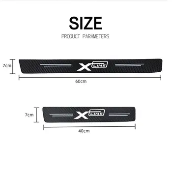 4件組汽車貼紙,車門碳纖維皮革紋理門檻條,適用於起亞Picanto Xline X LINE車型,汽車改裝配件 8 最佳銷售 起亞Ceed的汽車造型 - №7