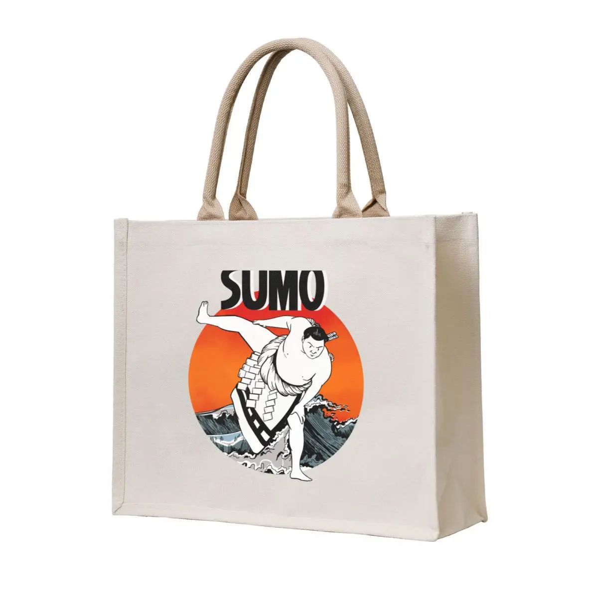

Sumo Tote Bag bag for beach personalized tote bag Canvas for women tote custom