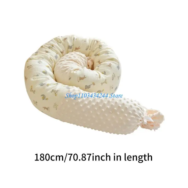  Cotton & Polyester Baby Crib Bumper Multifunction  Baby Bed Protector for Safe Sleep