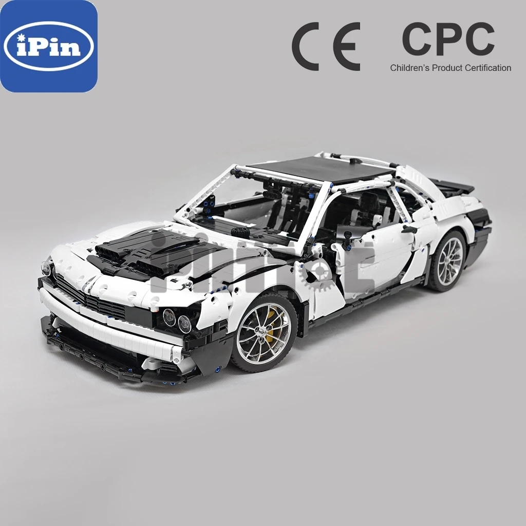 

Moc-39560 2022 новая технология строительный блок Dodge Challenger SRT hellcat supercar racing assembly toy boy подарок на день рождения