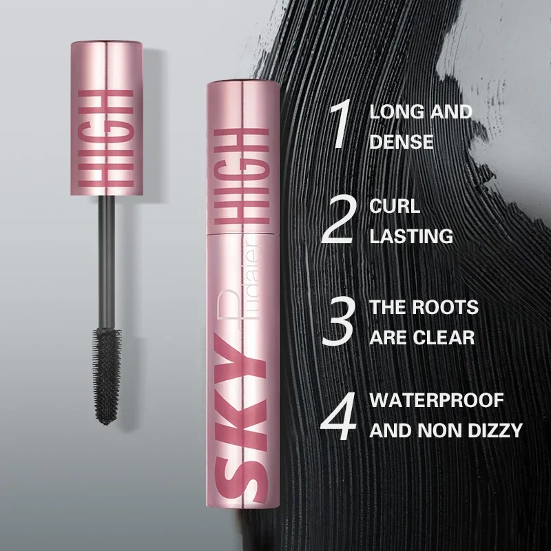 Pudaier 4D Sky Mascara Volume Waterproof Lash Extensions Make Zijde Graft Groei Vloeistof Professionele Rimel Voor Eye Cosmetische