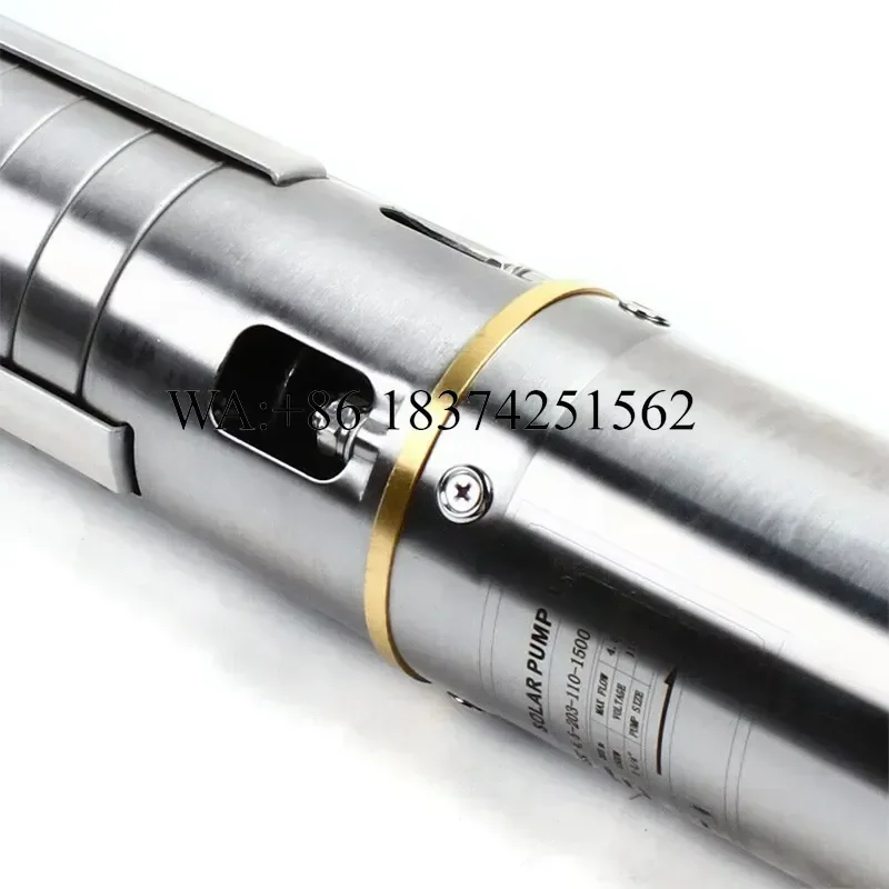 Wmwmnu for 2HP DC Solar Submersible Pump Solar Powered Irrigation Pump Automatic Water Pump