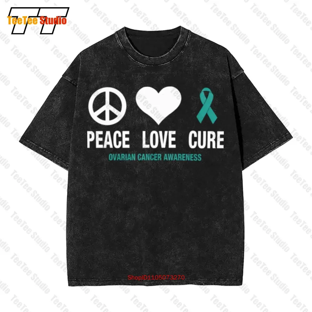 Ovarian Cancer Awareness Gynaecological Cancer Related Famil Vintage Hip Hop T-Shirt FETA