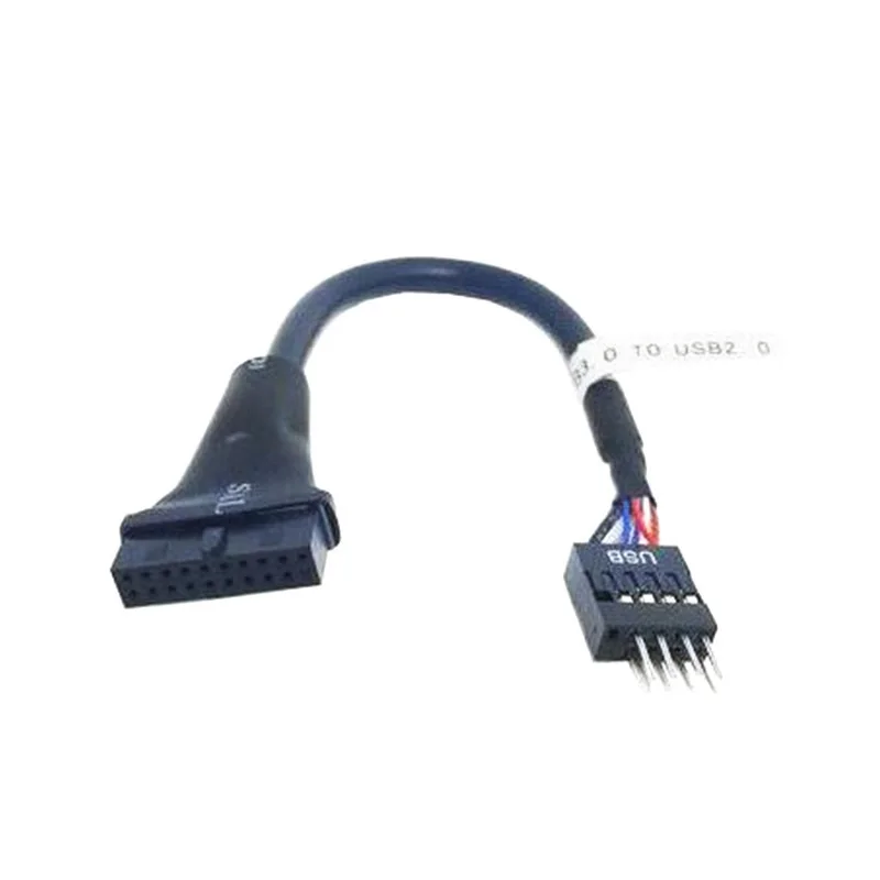 20Pin USB3.0 Female to USB2.0 Male Computer Mainboard cabel  USB3.0 20Pin Male convert to 9Pin Female  Cable For Desktop cabel