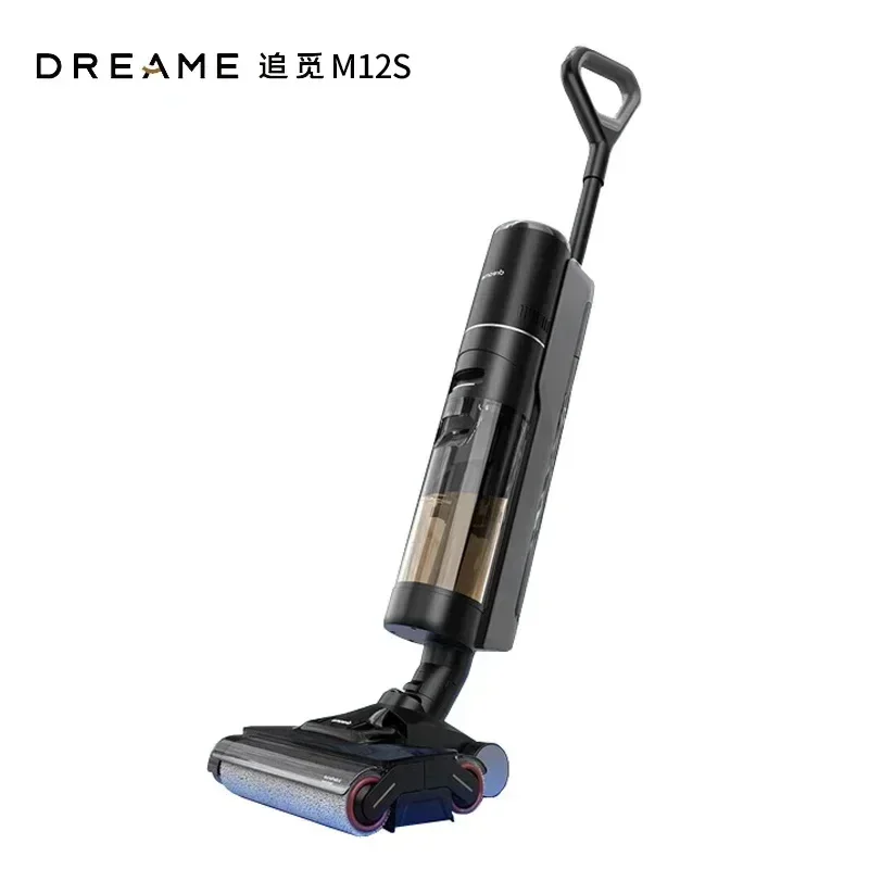 Dreame M12S Floor Scrubber Vacuum Cleaner Bi-directional Double Roller Brush Self-cleaning Hot Drying Mopping Sweeping Machine