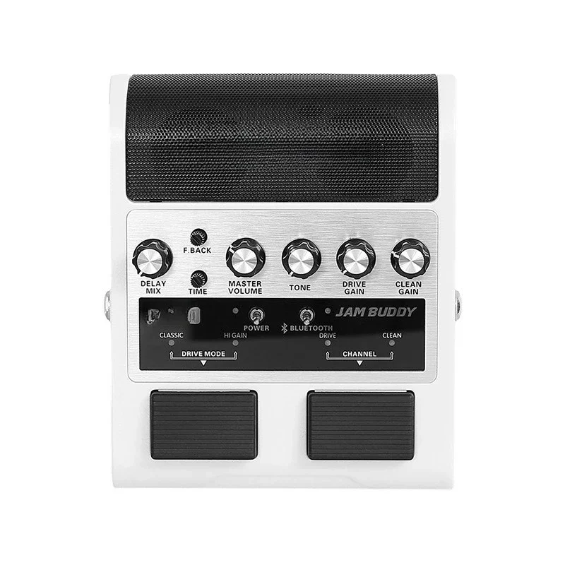 

Electric guitar effect device, speaker, pedal type dual-channel charging Bluetooth small speaker