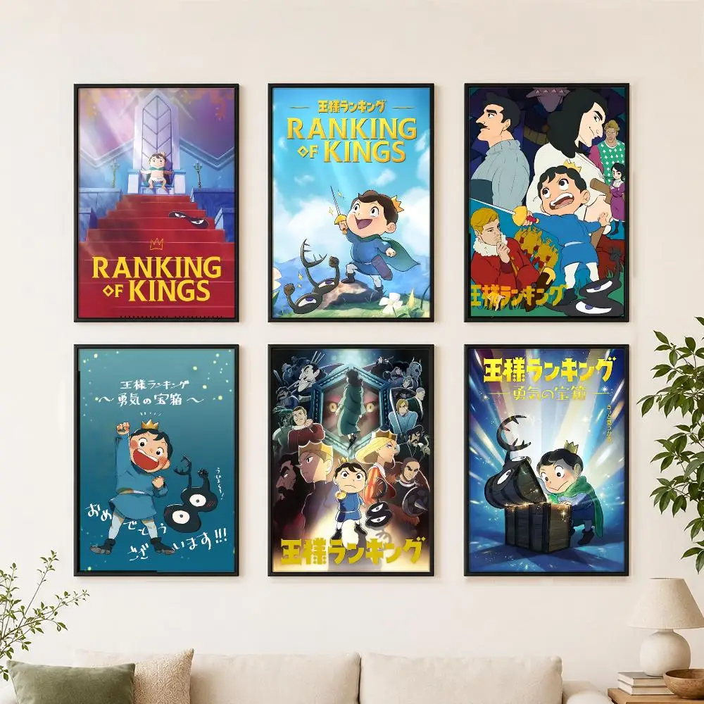 anime Ranking of Kings Poster Poster Large Unframed Wall Art Modern Minimalist Decor Print for Living Room Home
