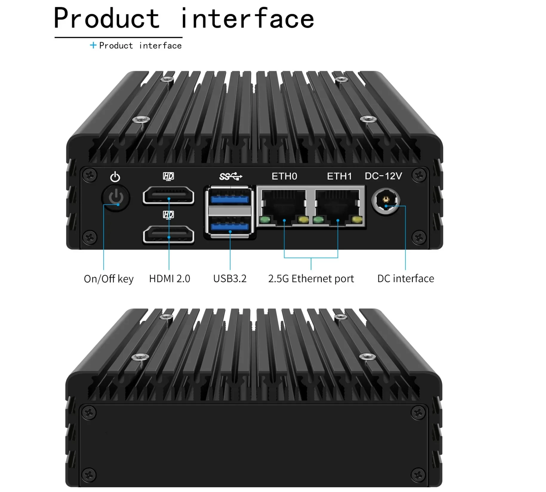 Mini computador industrial fanless do núcleo do quadrilátero de Pentium N3700 N3160 ultra, GPIO, gigabit duplo, LAN, 2 * HDMI, 6W, PC do bolso X86