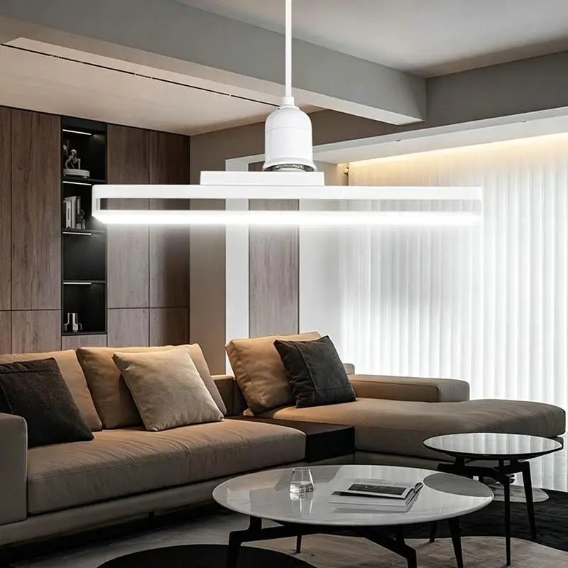 E27 LED Lamp Strip Tube Lighting AC220V 20/30/40W Bulbs Adjustable Direction 360° Indoor White Long Crystal Bulb
