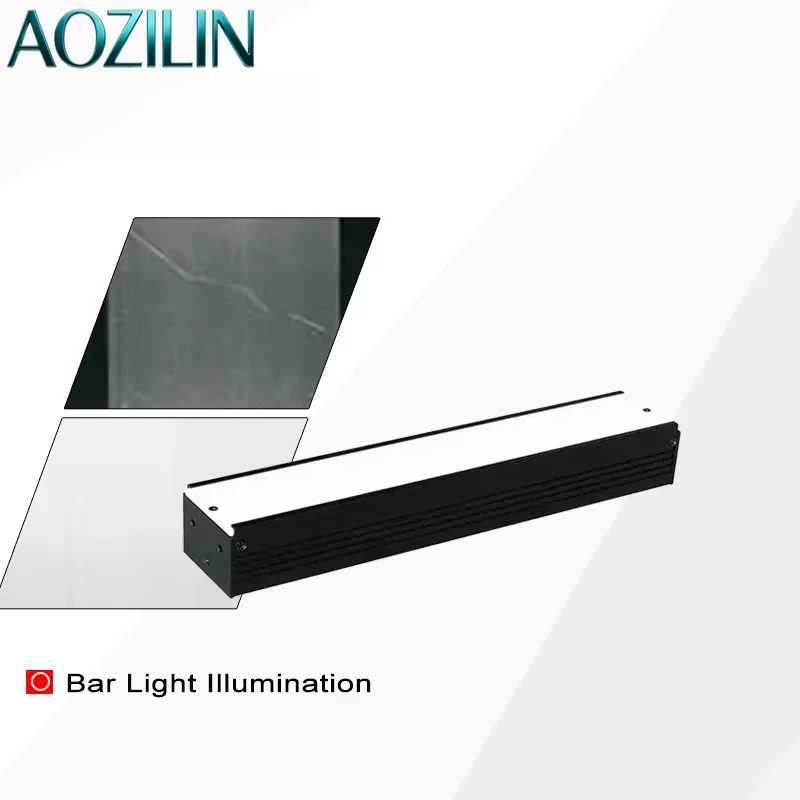 AOZILIN 60x20mm White Bar LED Machine Vision Light Low Cost Customizable for Industrial Detection