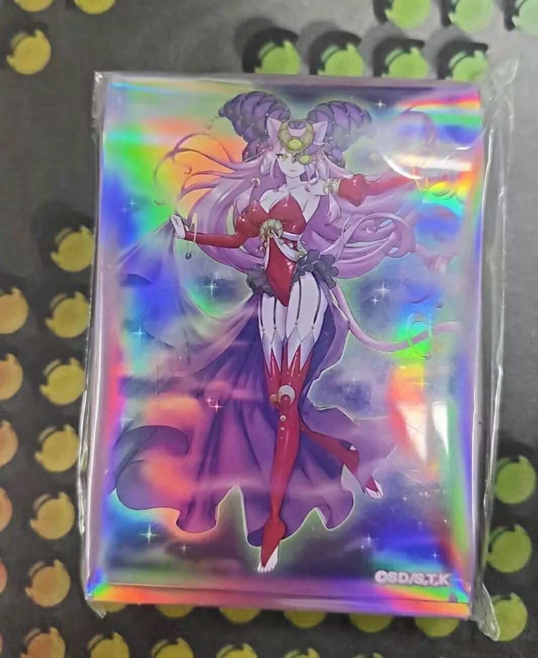 70pcs-yugioh-konami-duel-monsters-lunalight-perfume-dancer-official-collection-sealed-card-protector-duelist-sleeves