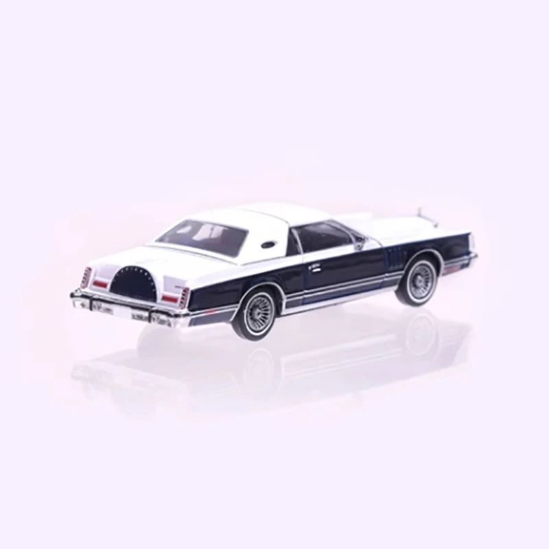 1:87 Scale Continental Mark 5 Plastic Classic Retro Car Model Finished Product Simulation Toy Collection Gift Static Model