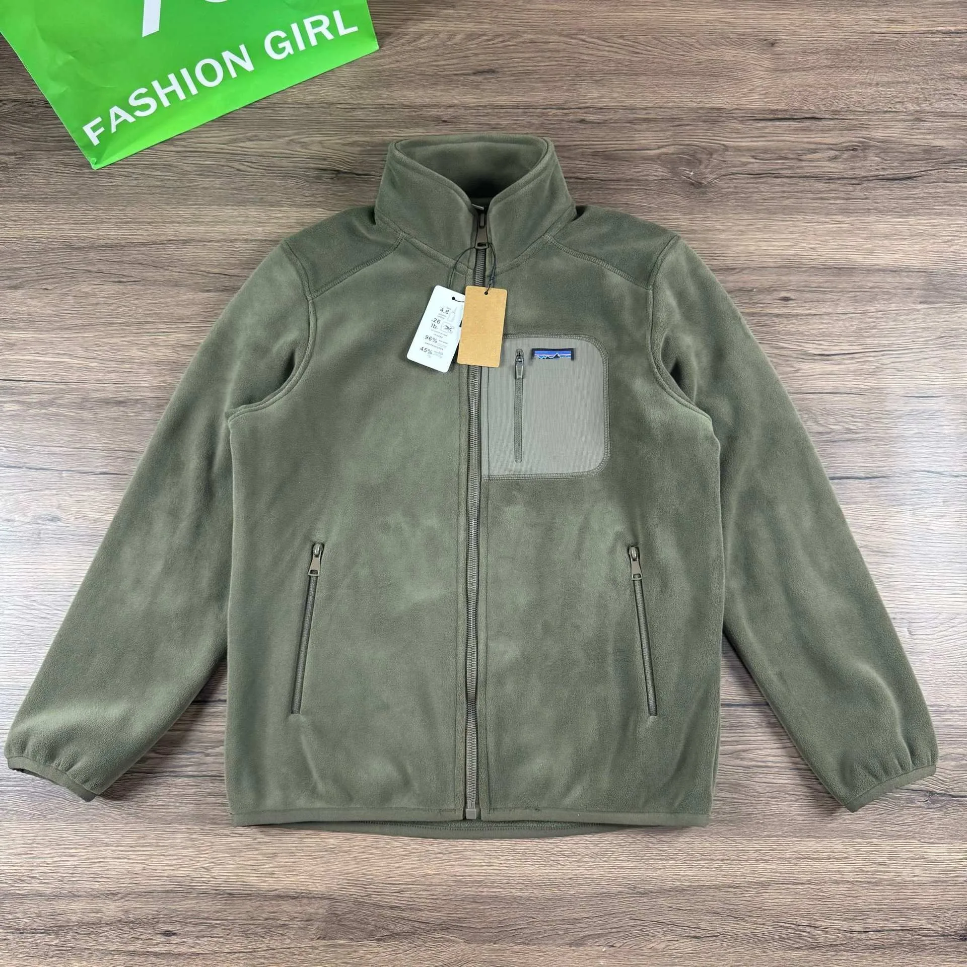 

ex Outdoor Sports Casual Fce Lined Stand Collar Jaet Multi Purpose Warm Top Long Sve Clean Fit Pure Color