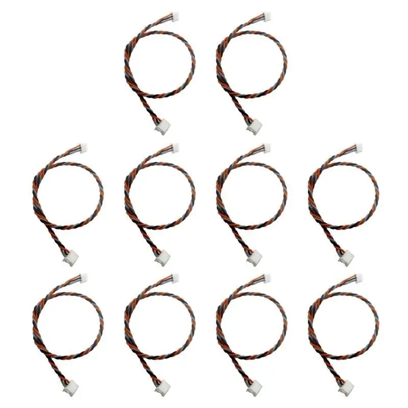 Y1UB كابل إشارة استقبال Y1ub الموصلية السلك ثلاثي الألوان 18 سم للإشارة السلسة في كابلات النحاس Quadcopters 5pcs/10pcs