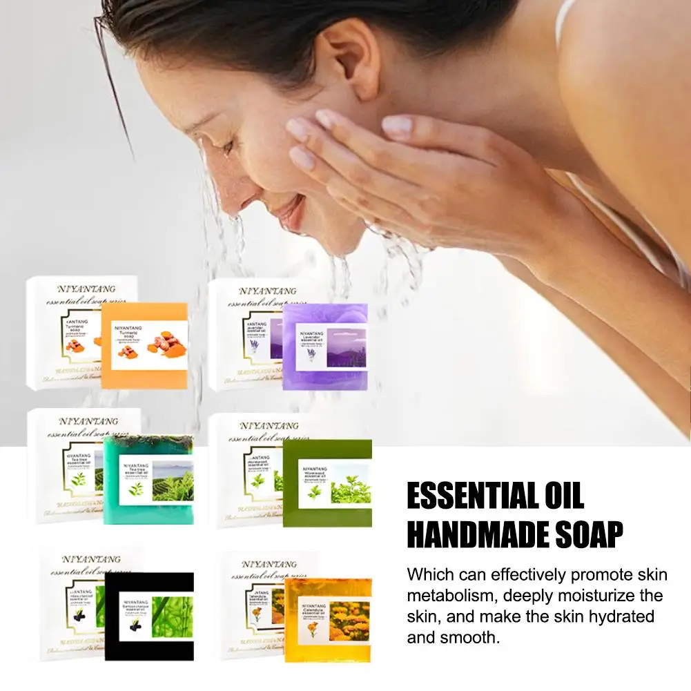 Soap Handmade Soap Moisturize Hydrating Clean Makeup Soap Cleansing Hand Soap W2f7