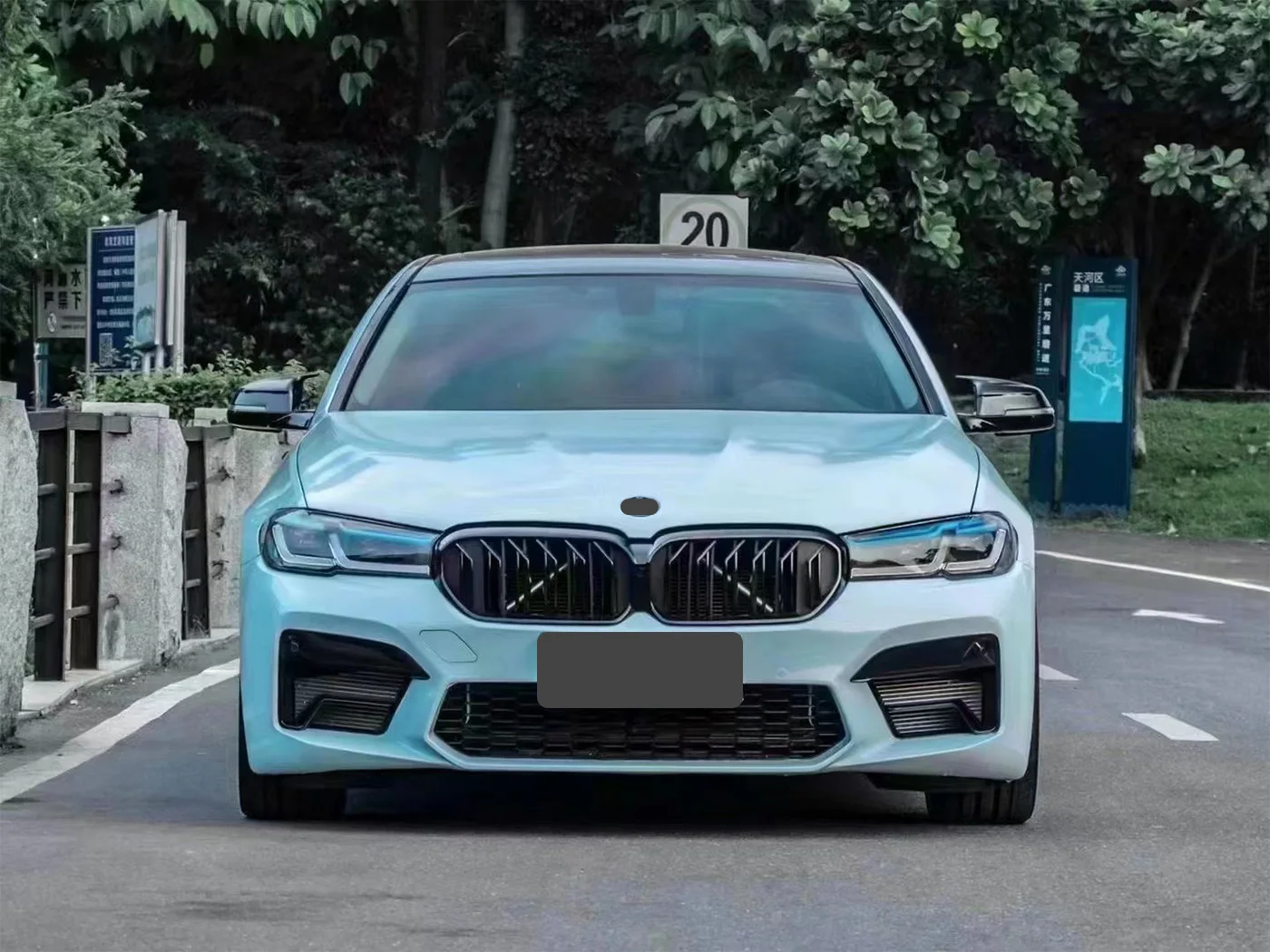 Car Bumpers for  5 Series F10 F18 Upgrade 2022 G30 M5 Body Kit Grille Fender Side Skirt Headlights Taillights