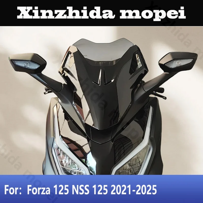 

For HONDA NSS125 Forza125 Forza 125 NSS 125 Sport Motorcycle Accessories Windshield Windscreen Wind Deflectors Visor Viser Gray
