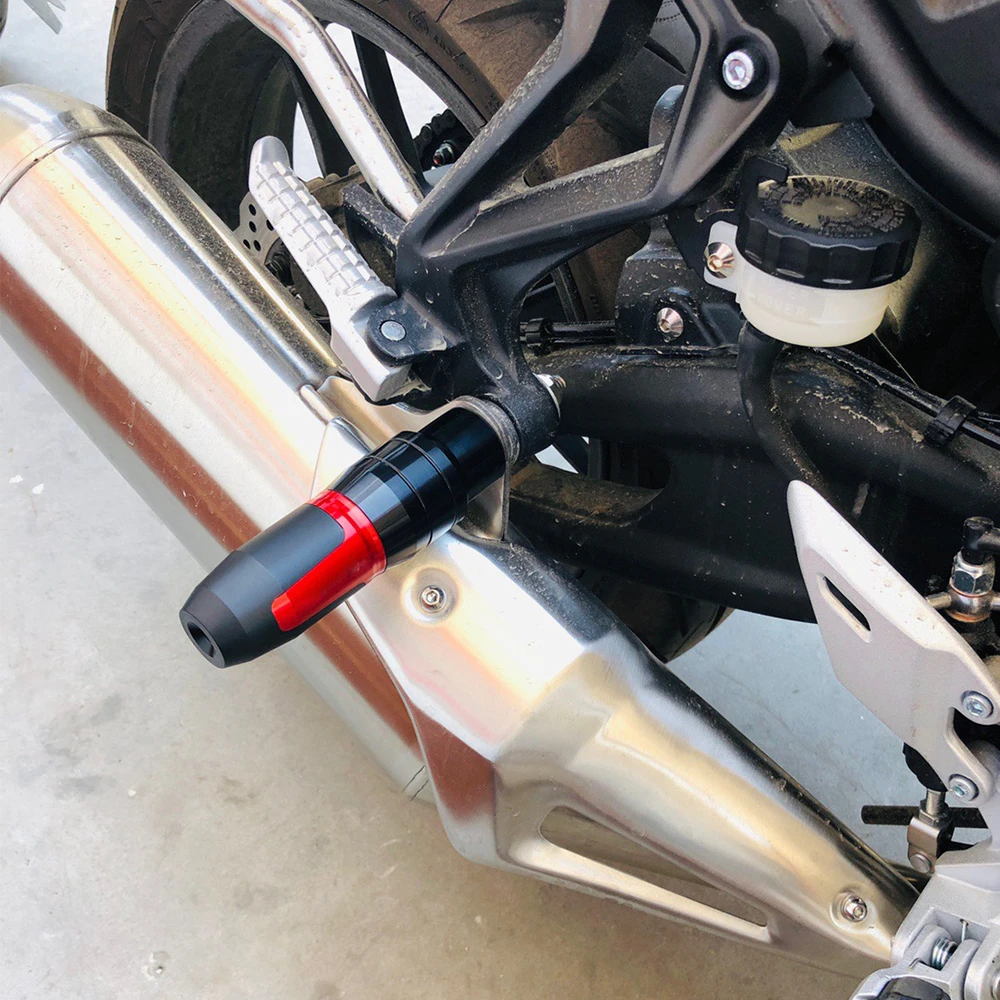 F 900R F 900 R Motorbike CNC Frame Slider Falling Protection For BMW F900R 2020 2021 2022 2023 Anti falling bar of exhaust pipe
