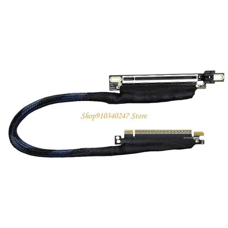 

Q22A PCIE 5.0 x16 Удлинительная кабель 270 ° Сгнитная экранированная линия