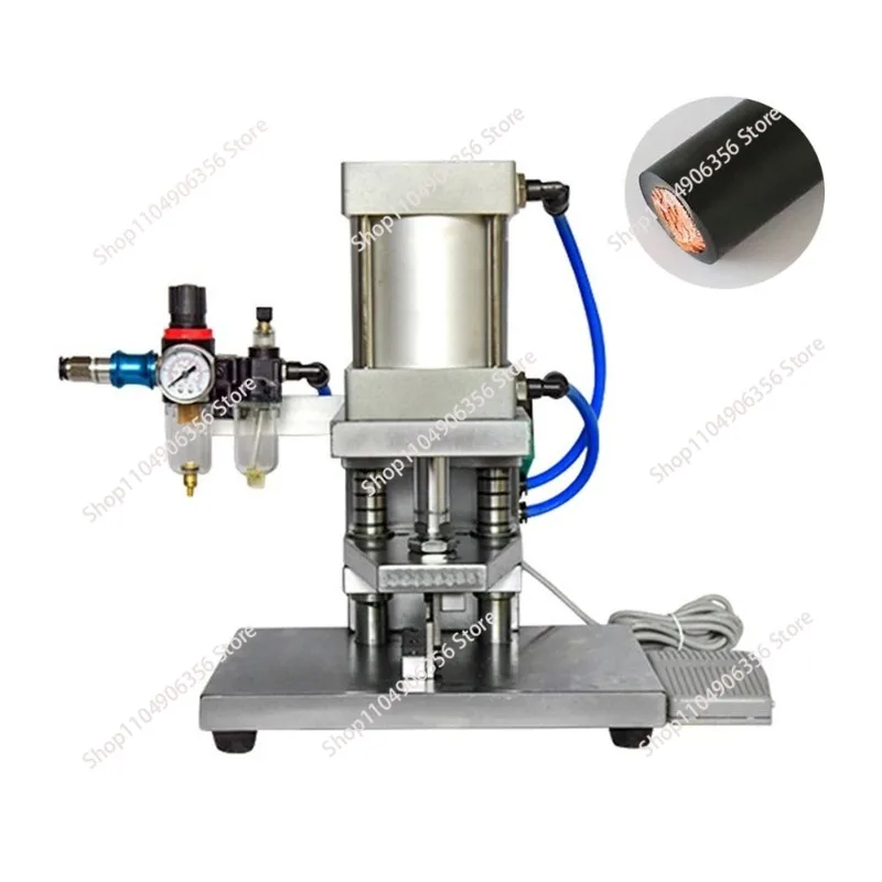 for High-Power Large Cable Cutting Machine Semi-Automatic Pneumatic Guillotine Thick Wire Cable Manufacturing Equipment