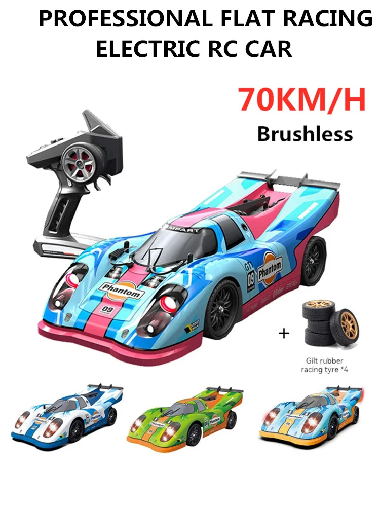 70 km/u hoge snelheid metalen transmissie afstandsbediening auto 1:16 volledige schaal 4WD onafhankelijke schokabsorptie borstelloze motor Rc auto - afbeelding 2