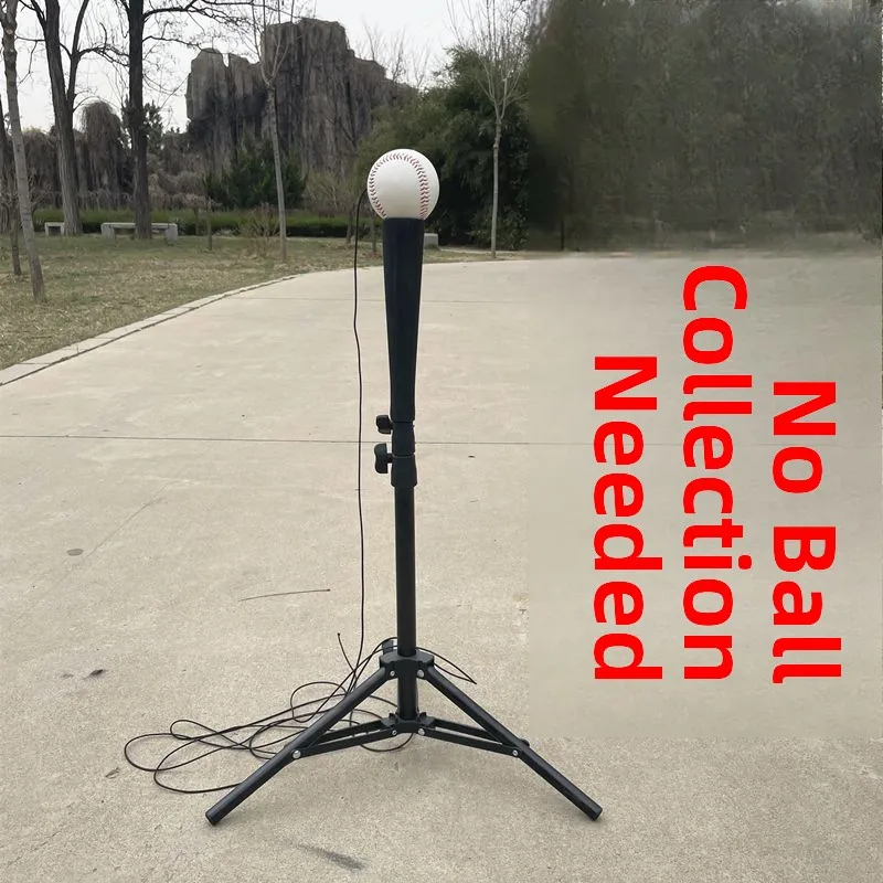 Portable Baseball Batting Trainer Stand Stackable Practice Baseball Swing  for Students Children Adults Sports Fitness