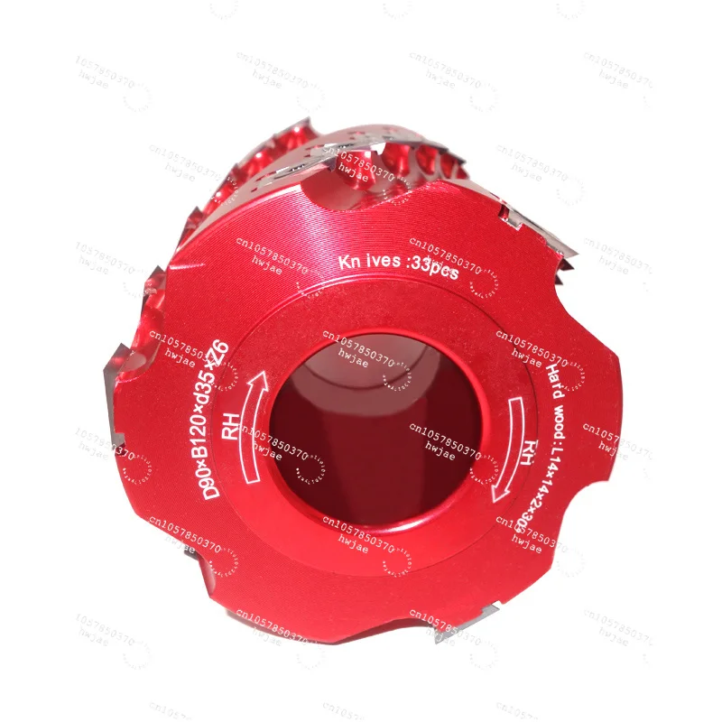 Woodworking Discarded Spiral Milling Cutter Four-sided Planing End Milling King Knife