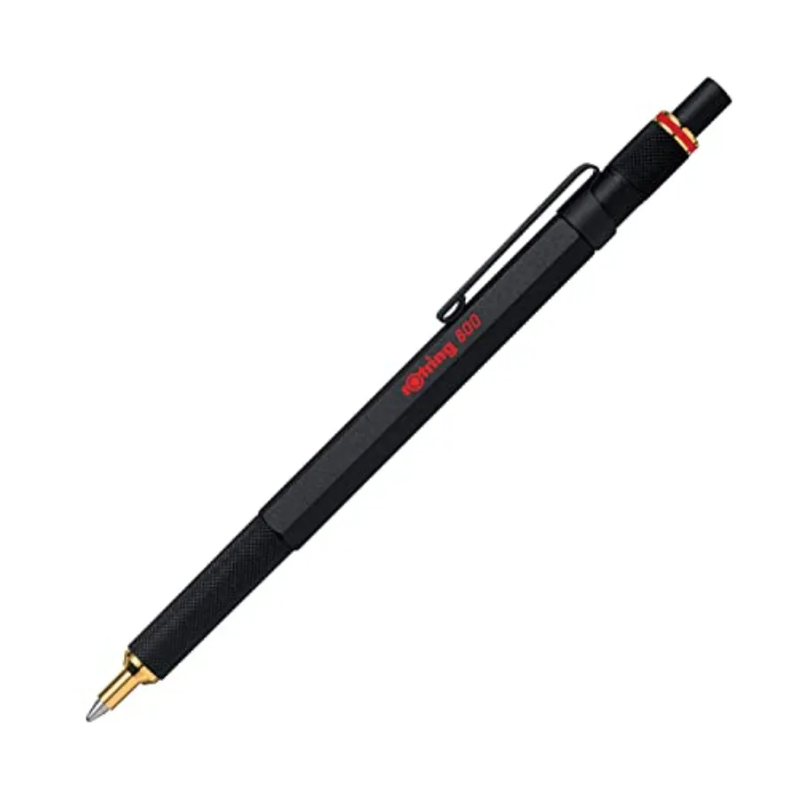 

800 Retractable Ballpoint Pen Medium Point Black