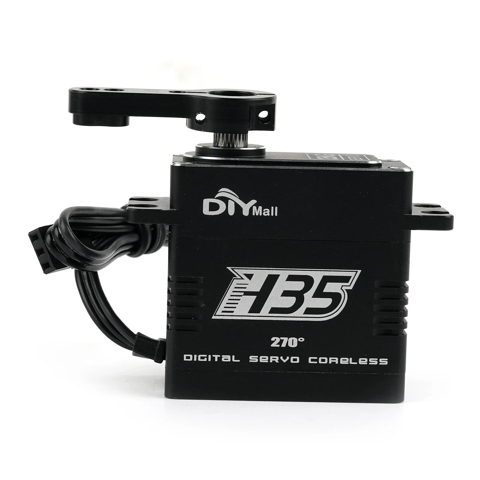 35kg.cm コアレス デジタル RCサーボ メタルギア HVサーボ 180/270/360 防水 アルミケース 1/8 1/10 カー トラック クローラー ボート用