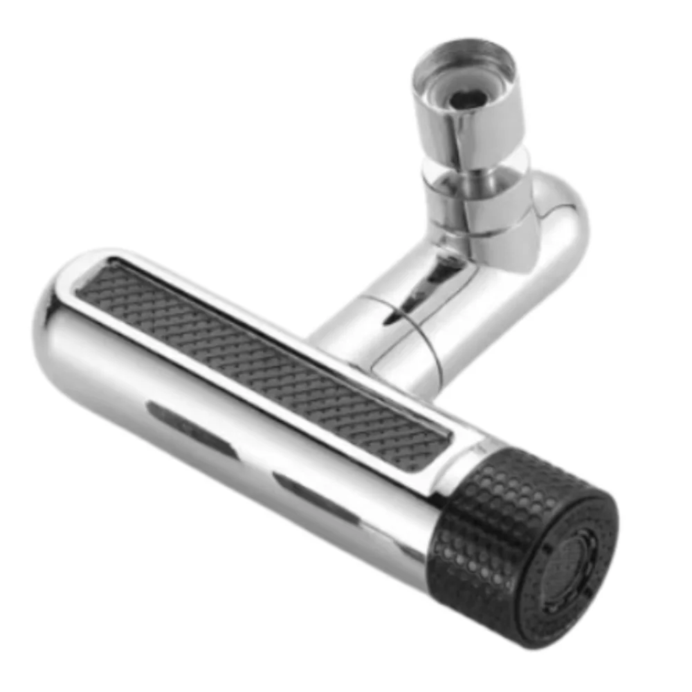 

6 Modes Kitchen Splash Proof Faucet Water Saving Stainless Steel Swivel Waterfall Faucet Universal Replaceable