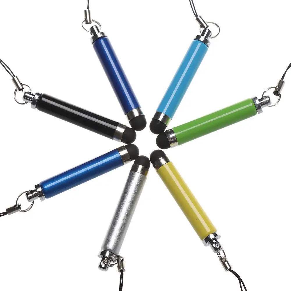 3Pcs Universal mini Capacitive Pen Retractable Screen Stylus Touch Pen for iPad iPhone PC Mobile Phone Random Color
