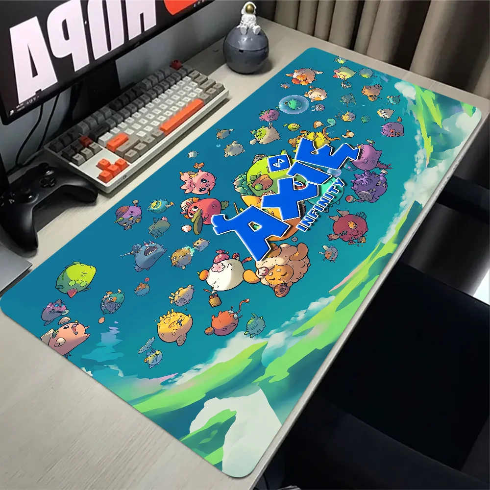 Axie Infinity Large Gaming Mouse Pad Computer Laptop Mousepad Keyboard Pad Desk Mat PC Gamer Mouse Mat Silicone Office Mausepad